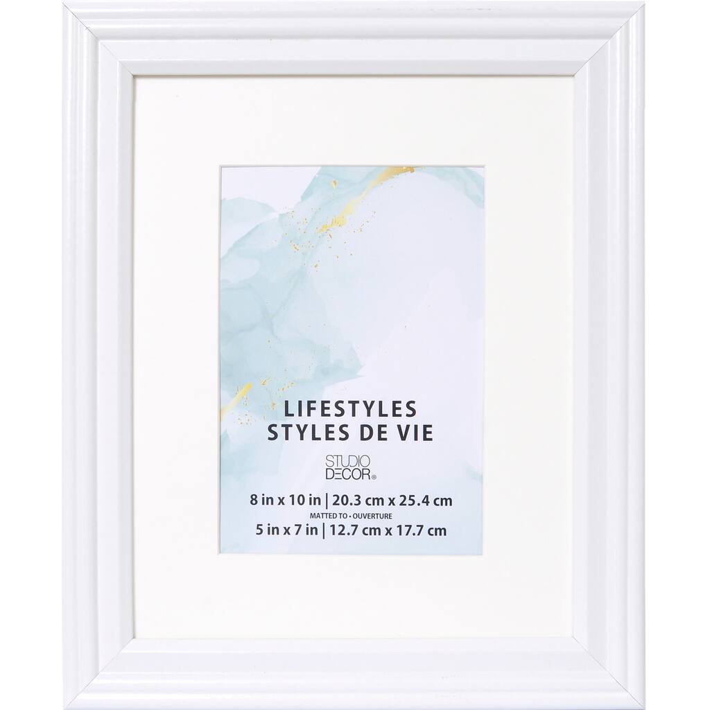12 Pack: White 5" x 7" Frame with Mat, Lifestyles™ by Studio Décor